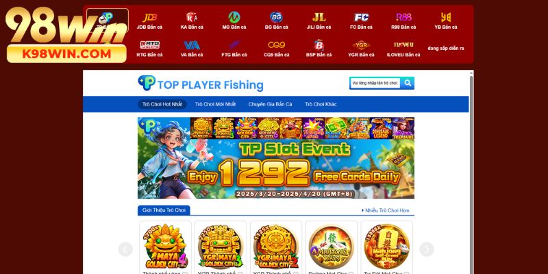 Các sự kiện tặng thưởng hấp dẫn hiện có mặt tại 98Win
